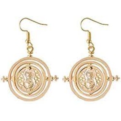 HARRY POTTER Boucles d'oreilles doré retourneur de temps