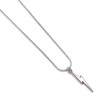 Harry Potter pendentif et collier Lightning Bolt Eclair (plaqué argent)