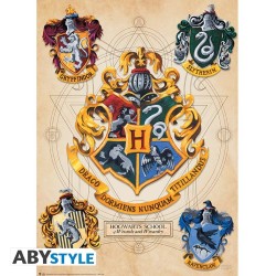 HARRY POTTER - Set 2 Chibi Posters - Blason & Maraudeurs (52x38)