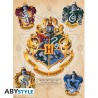 HARRY POTTER - Set 2 Chibi Posters - Blason & Maraudeurs (52x38)
