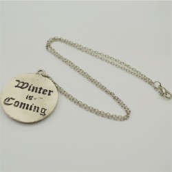 GAMES OF THRONE Collier emblème Stark