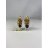 BOUCLES D'OREILLES NOIRAUDE ET PAILLETTES D'INSPIRATION GHIBLI