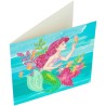 Disney Kit Crystal Art  - Carte La Petite Sirène - 18 x 18 cm