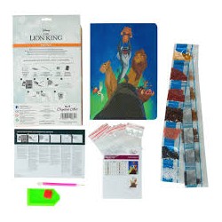 DISNEY LE ROI LION CARNET À DIAMANTER CRYSTAL ART
