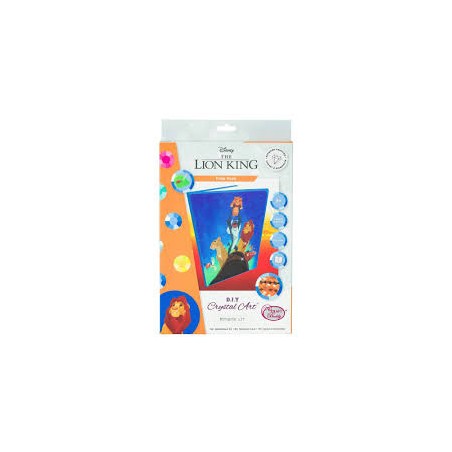 DISNEY LE ROI LION CARNET À DIAMANTER CRYSTAL ART