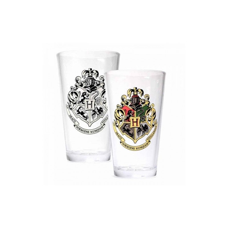 Harry Potter verre effet thermique Hogwarts Crest