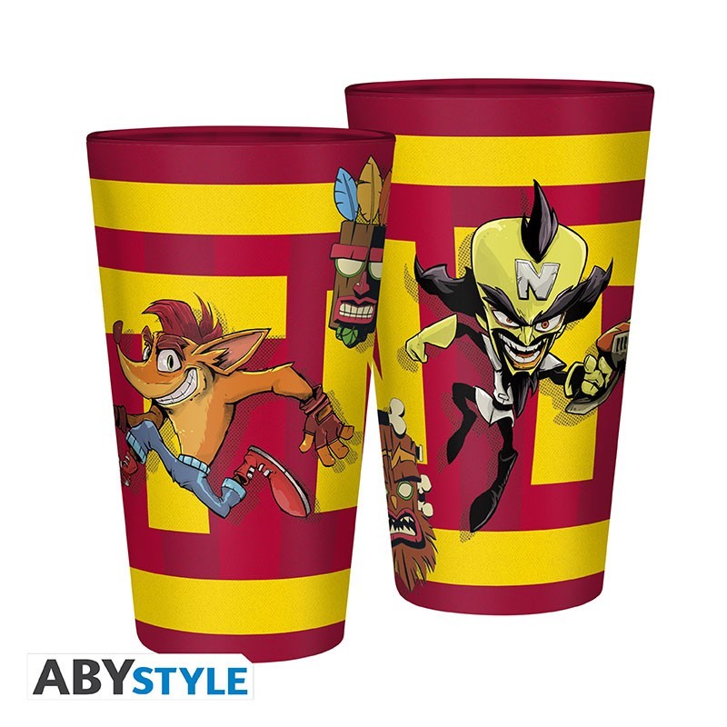 CRASH BANDICOOT - Verre XXL - 400 ml - TNT Crash