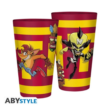 CRASH BANDICOOT - Verre XXL - 400 ml - TNT Crash