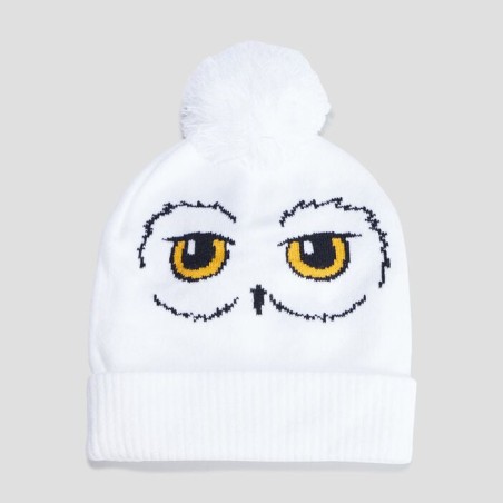 HARRY POTTER BONNET POMPON EDWIGE EYES