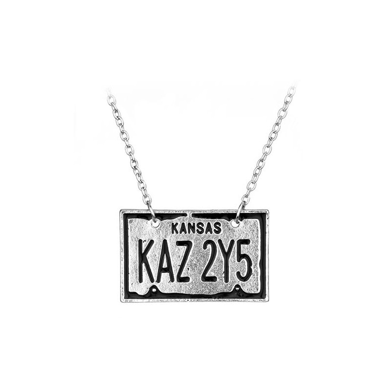 SUPERNATURAL – COLLIER PLAQUE D’IMMATRICULATION