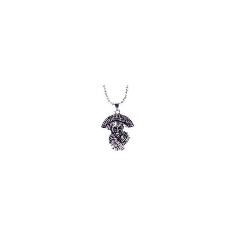 SONS OF ANARCHY Collier du logo du club de biker
