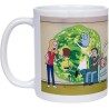 Rick et Morty Mug portal fond imagé