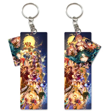 GENSHIN Porte clé en PVC Multi Personnage