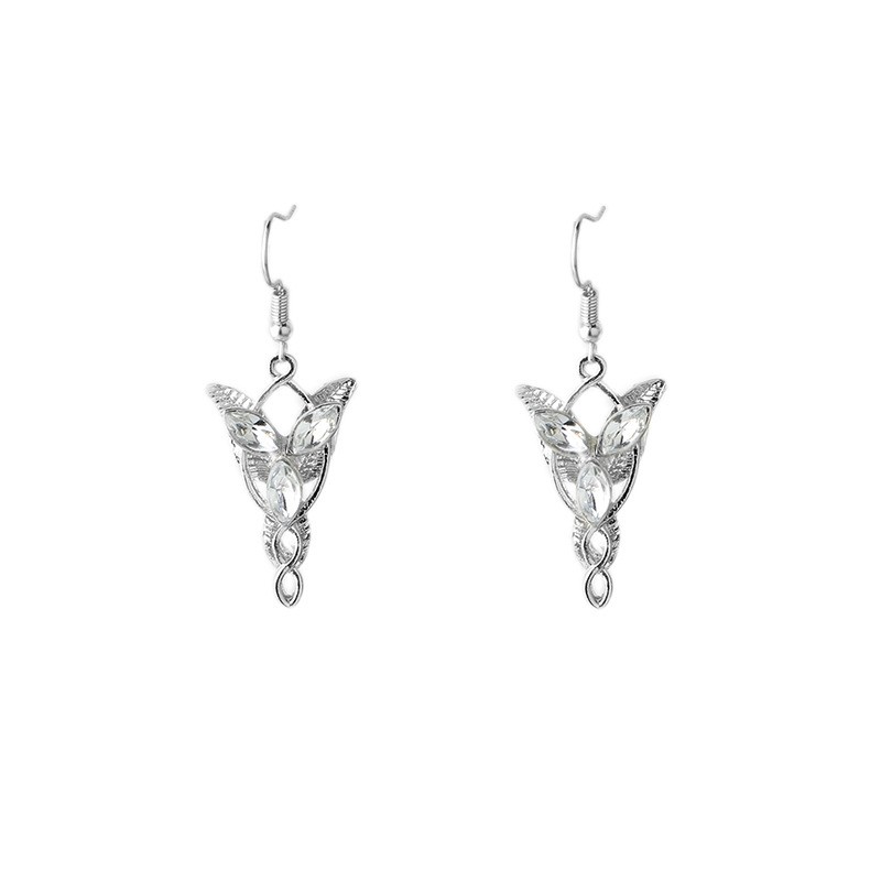 SEIGNEUR DES ANNEAUX Boucles d'oreille l'étoile du soir Arwen