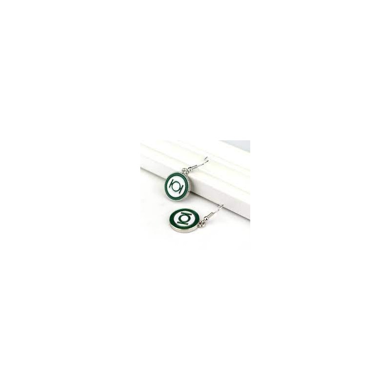 GREEN LANTERN Boucle d'oreille symbol du green lantern