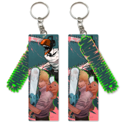 CHAINSAW MAN PORTE CLE PVC