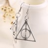 Harry Potter Boucles d'oreilles argentés Les Reliques de la Mort