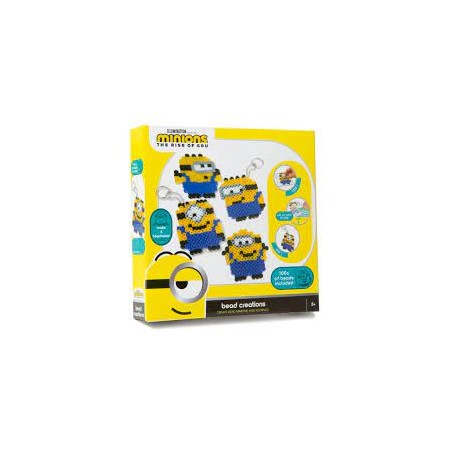 LES MINIONS KIT CRÉATIONS DE PERLES HAMA PORTE CLE