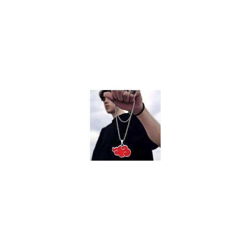 NARUTO CollIer Pendentif Akatsuki nuage rouge