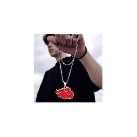NARUTO CollIer Pendentif Akatsuki nuage rouge
