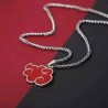 NARUTO CollIer Pendentif Akatsuki nuage rouge