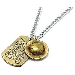 ONE PIECE Collier plaque...