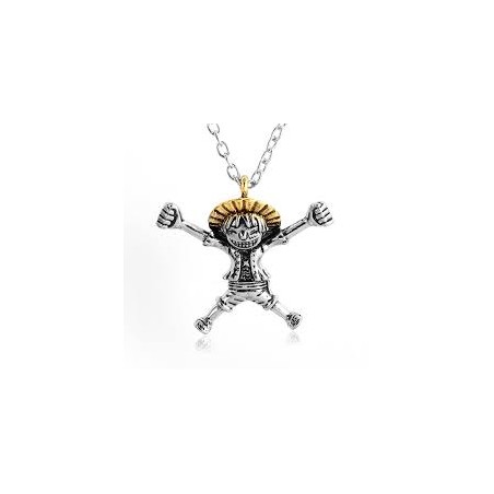ONE PIECE Collier pendentif 3D Luffy