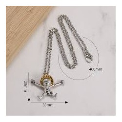 ONE PIECE Collier pendentif 3D Luffy