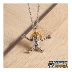 ONE PIECE Collier pendentif 3D Luffy