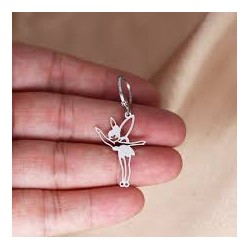 DISNEY Boucles d'oreille petit anneau fée clochette