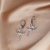 DISNEY Boucles d'oreille petit anneau fée clochette