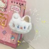MINI PELUCHE porte clé Tête de chat kawaii tout doux