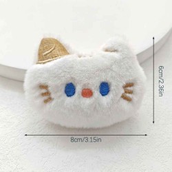 MINI PELUCHE porte clé Tête de chat kawaii tout doux