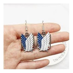 ATTAQUE DES TITANS Boucle d'oreille bataillon d'exploration