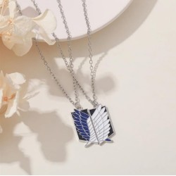 Attaque des Titans Collier duo bataillon d'exploration ailes de la liberté