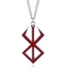 BERSERK Collier symbole rouge