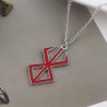 BERSERK Collier symbole rouge