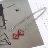 BERSERK Collier symbole rouge