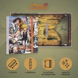 The Seven Deadly Sins | Classeur Rigide 2 Anneaux