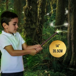 Harry potter - baguette de draco malfoy light painting 35 cm