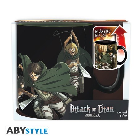 ATTACK ON TITAN - Mug Heat Change -460ml-Titan Eren
