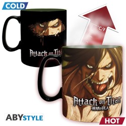 ATTACK ON TITAN - Mug Heat Change -460ml-Titan Eren