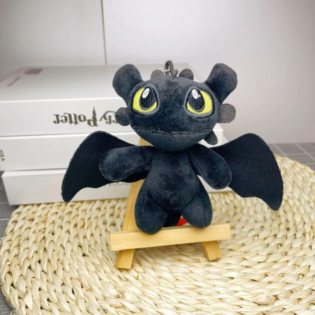 Krokmou mini peluche Dragon noir