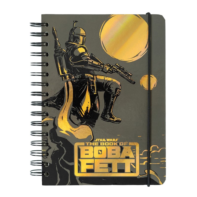 Star Wars The Book of Boba Fett Carnet de Notes A5, Carnet Spirale
