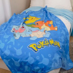 Pokemon couverture polaire Starter Pokemon 130 x 160 cm
