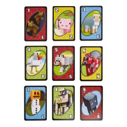Minecraft jeu de cartes UNO