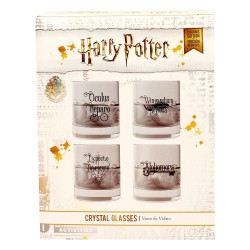 Coffret Harry Potter 4 verres Sorts