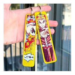 Demon Slayer Porte clé tissu brodé