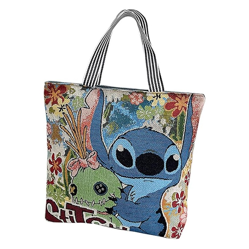 STITCH Sac toile façon coussin