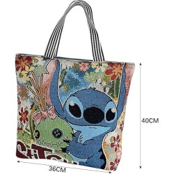 STITCH Sac toile façon coussin